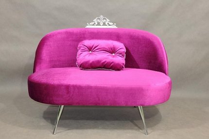 Sofa w stylu glamour, z kolekcji mebli Katarzyny Jasnyk
