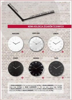 Nowa kolekcja zegarów ściennych w ofercie Black Red White